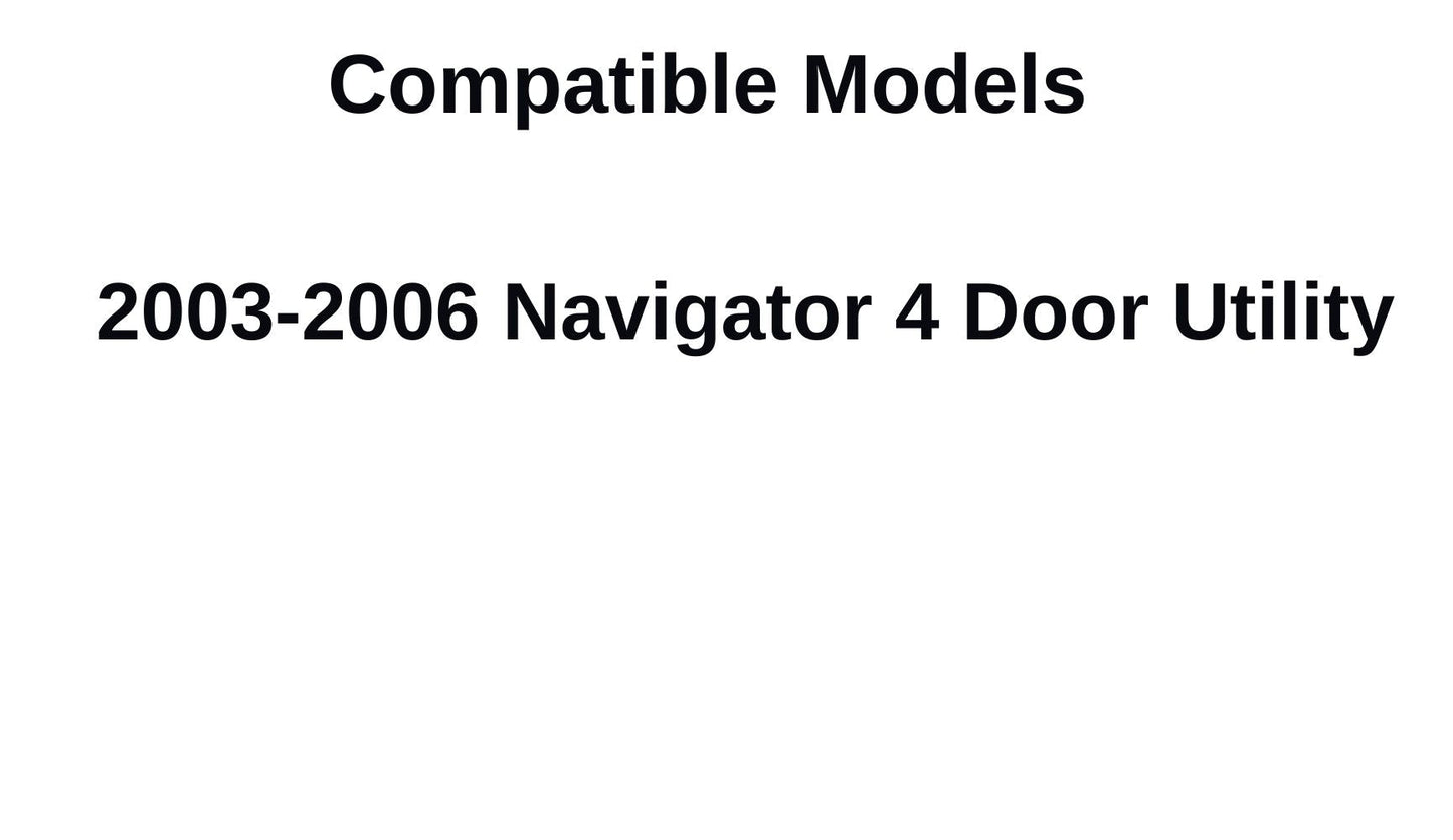 Laminated Driver Left Side Front Door Window Door Glass Compatible with Lincoln Navigator 2003-2006 Models