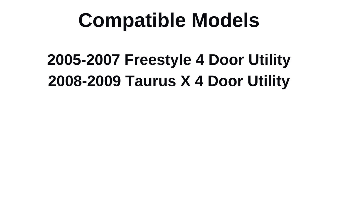 Driver Left Side Front Door Window Door Glass Compatible with Ford Freestyle/Taurus X 2005-2009 Models