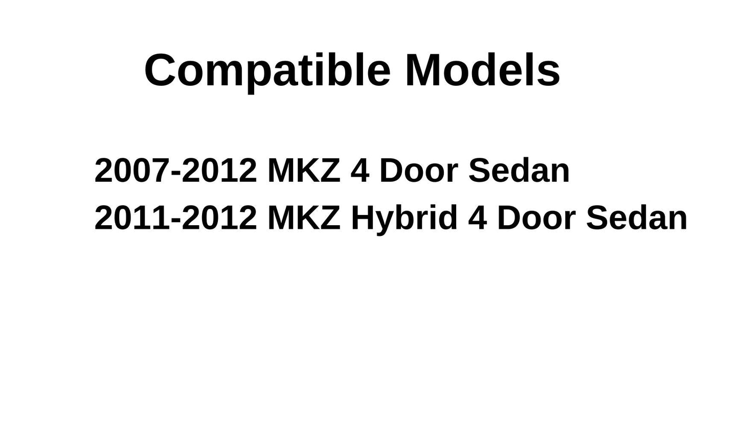Heated Back Window Back Glass Compatible with Lincoln MKZ 2007-2012 Models
