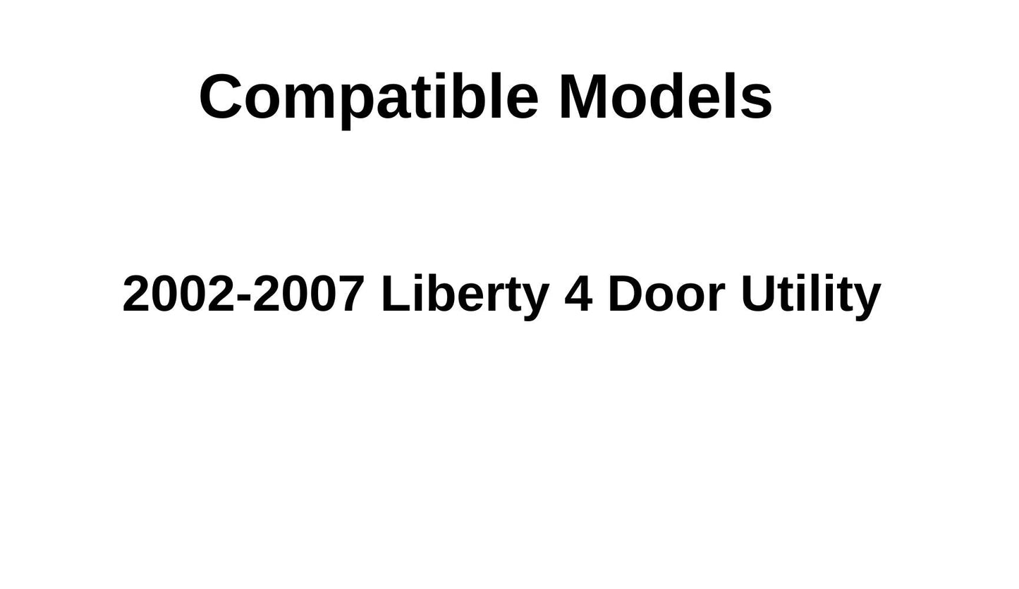 Driver Left Side Rear Vent Window Vent Glass Compatible with Jeep Liberty 2002-2007 Models
