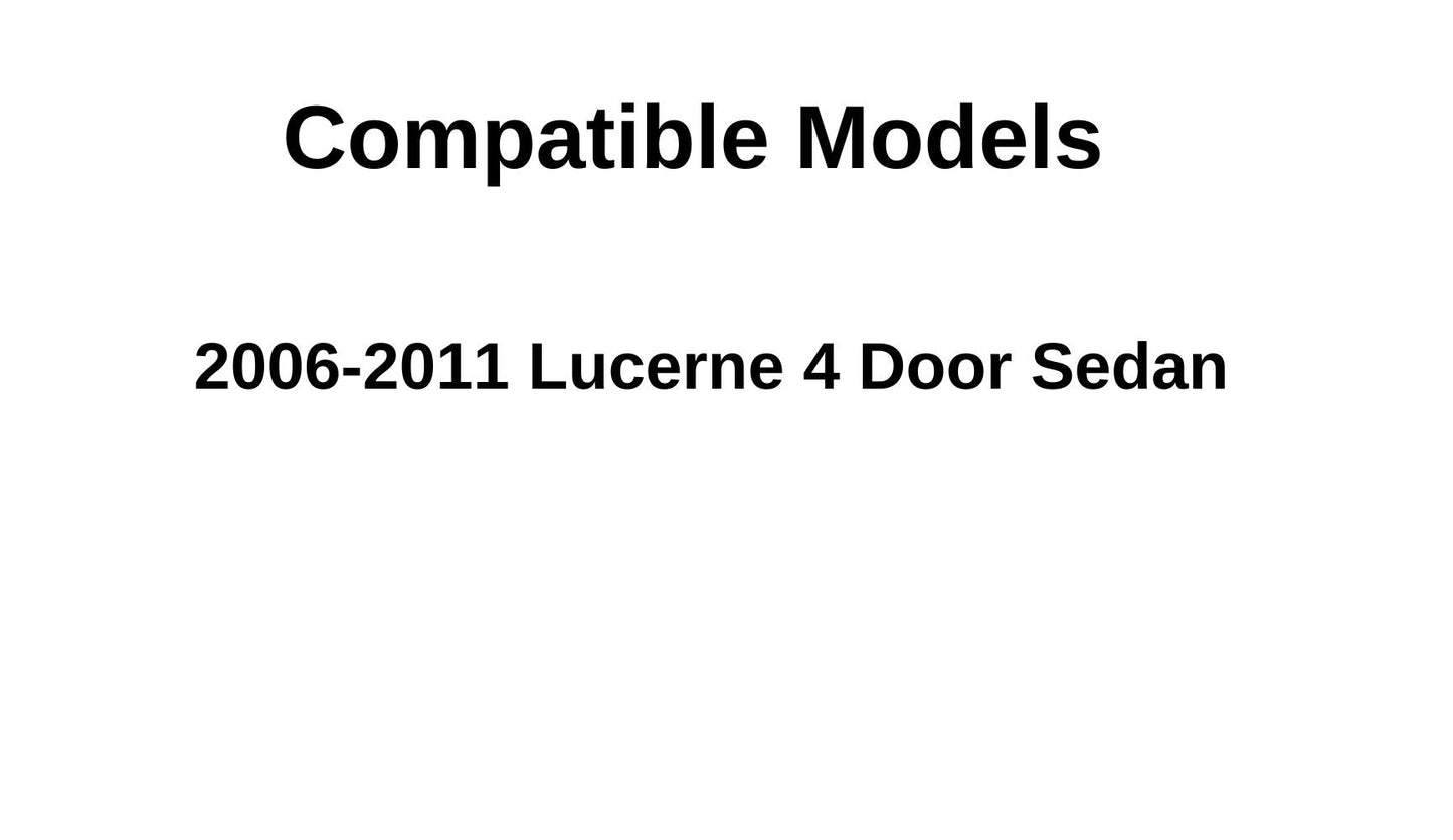 Laminated Passenger Right Side Front Door Window Door Glass Compatible with Buick Lucerne 2006-2011 Models