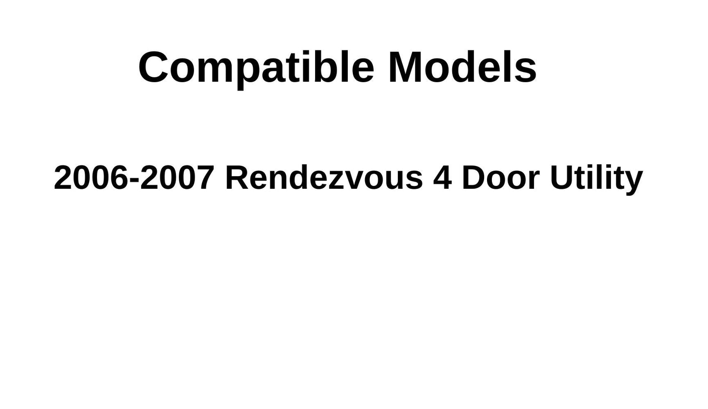 Laminated Driver Left Side Front Door Window Door Glass Compatible with Buick Rendezvous 2006-2007 Models