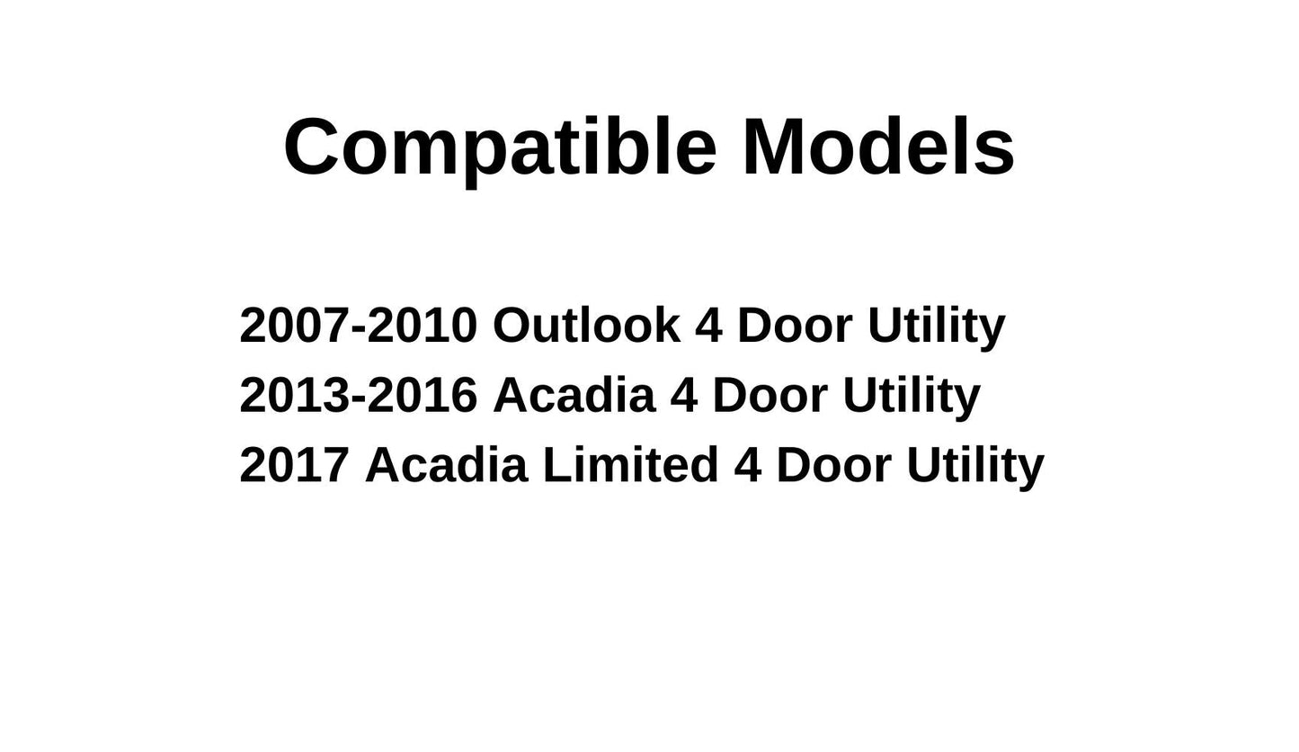 Heated Back Tailgate Window Back Glass Compatible with GMC Acadia 2013-2016 Models/Acadia Limited 2017 Models/Saturn Outlook 2007-2010 Models