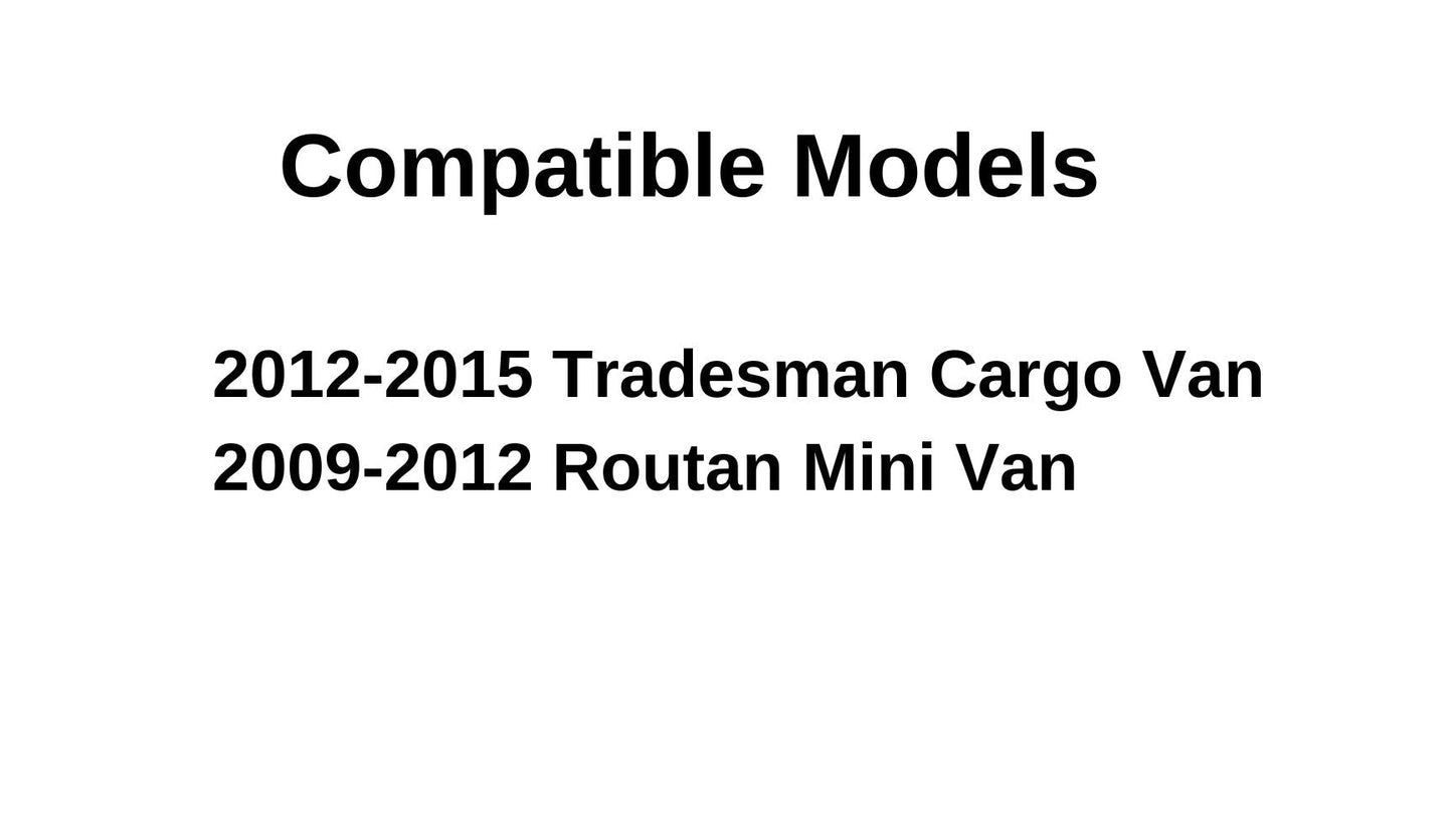 Driver Left Side Front Door Window Door Glass Compatible with Volkswagen Routan Mini Van 2009-2012 Models/Ram Tradesman Cargo Van 2012-2015 Models
