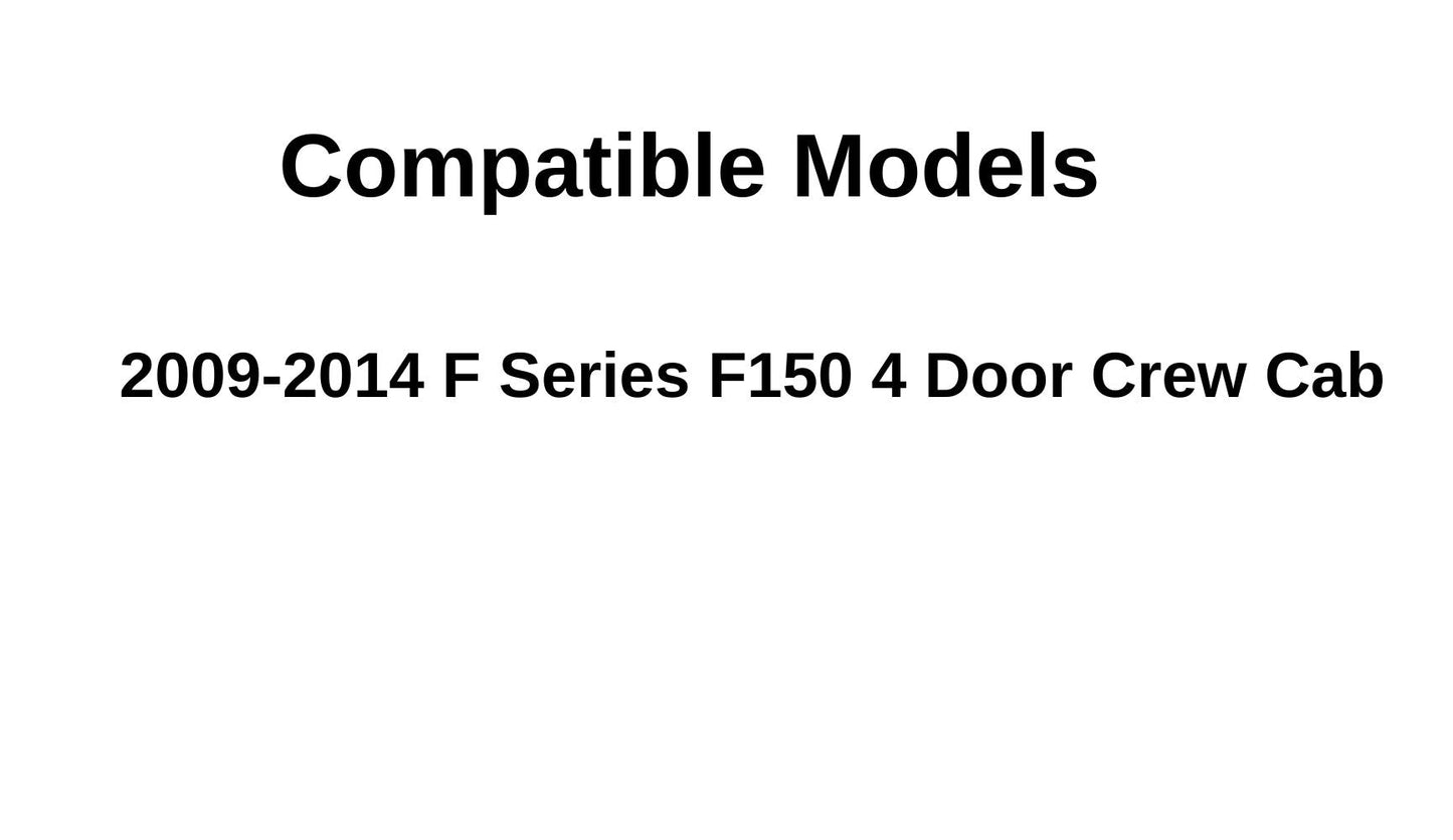 Driver Left Side Rear Door Window Door Glass Compatible with Ford F150 Pickup 4 Door Crew Cab 2009-2014 Models