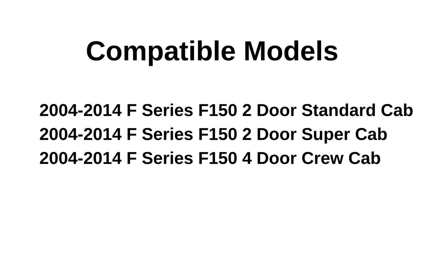 Rear Back Manual Slider Window Glass Compatible with Kia Rondo Ford F150 2004-2014 Models (Not for F150Heritage)