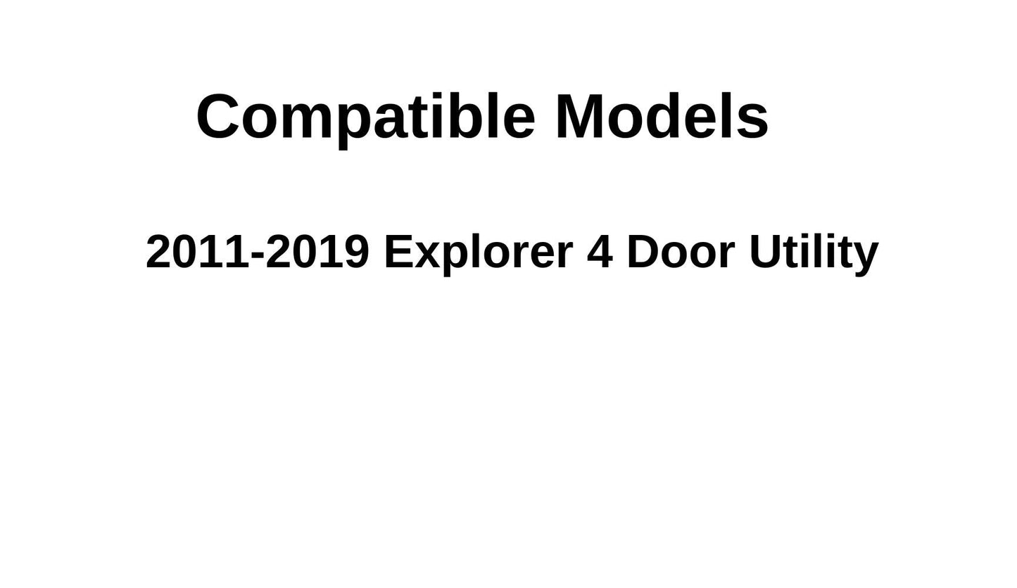 Tempered Driver Left Side Front Door Glass Door Window Compatible with Ford Explorer 2011-2019 Models