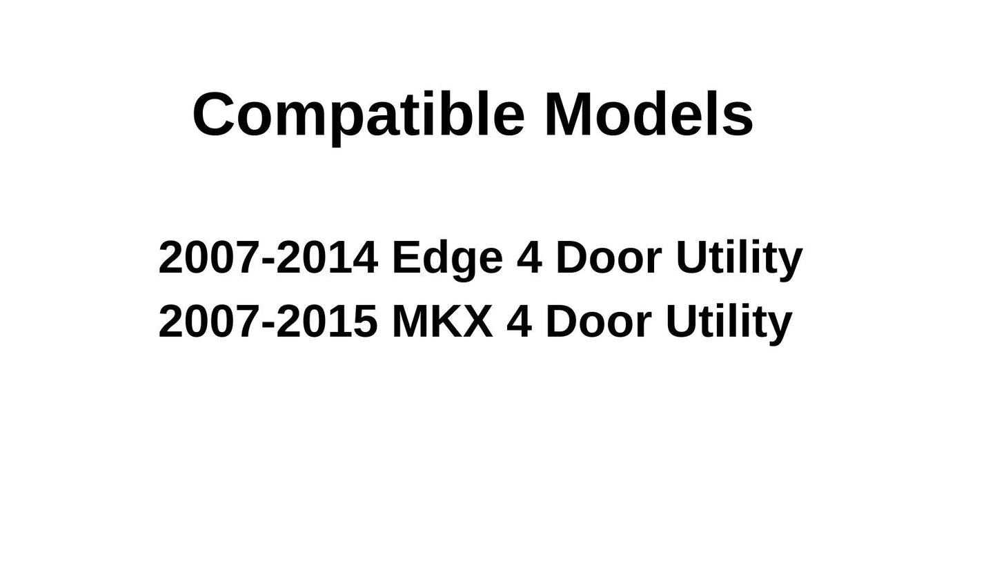 Laminated Passenger Right Side Front Door Window Door Glass Compatible with Ford Edge 2007-2014 Models