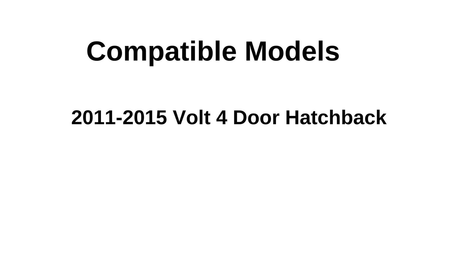 Driver Left Side Front Door Window Door Glass Compatible with Chevrolet Volt 2011-2015 Models