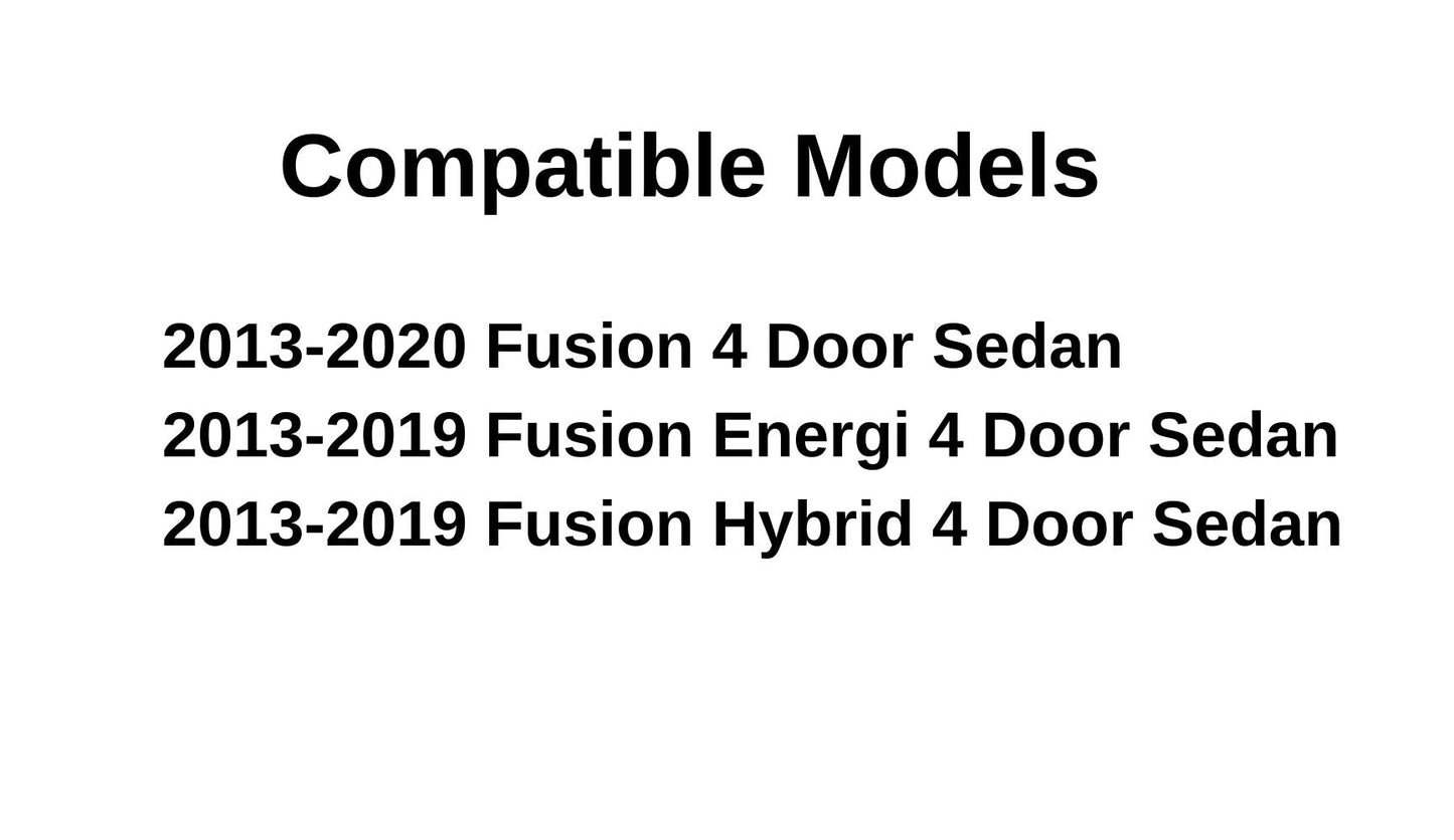 Tempered Driver Left Side Front Door Window Door Glass Compatible with Ford Fusion 4 Door Sedan 2013-2020 Models