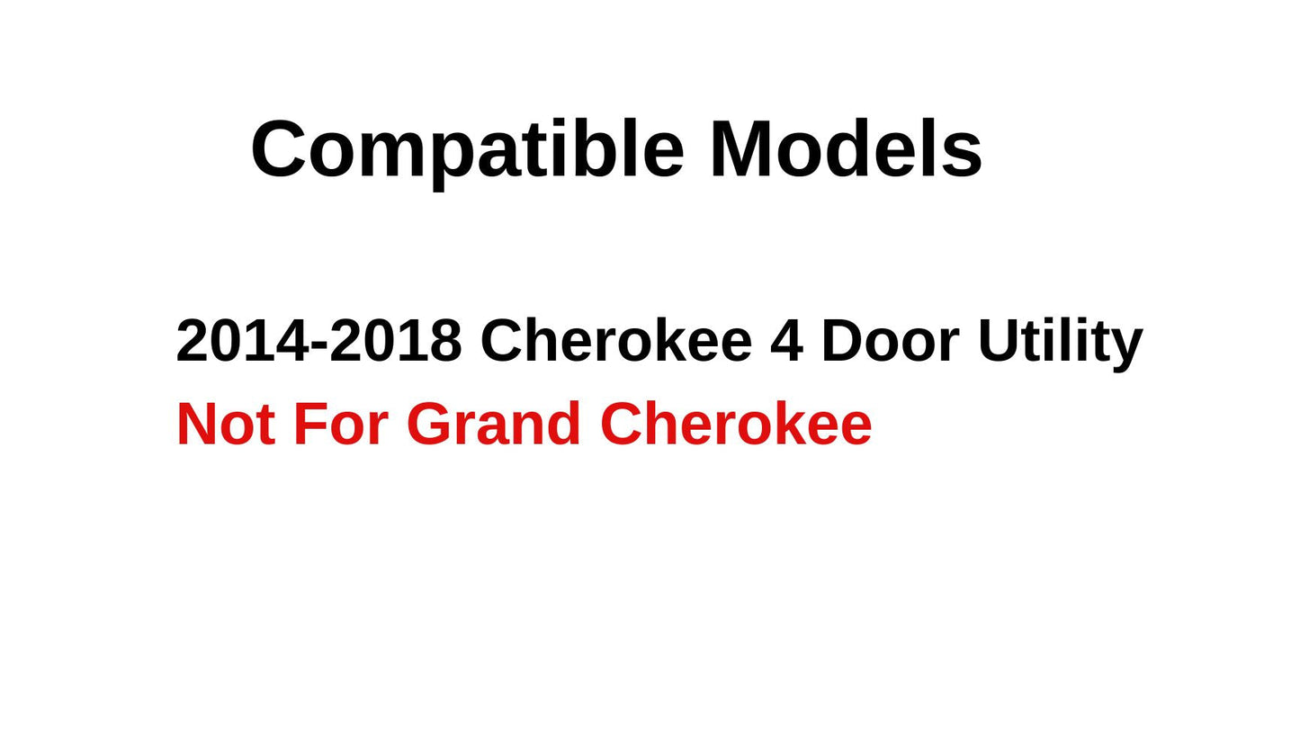OE Chrome Moulding W/Antenna Style Privacy Driver Left Side Quarter Window Glass Compatible with Jeep Cherokee 2014-2018 Models (Not For Grand Cherokee)