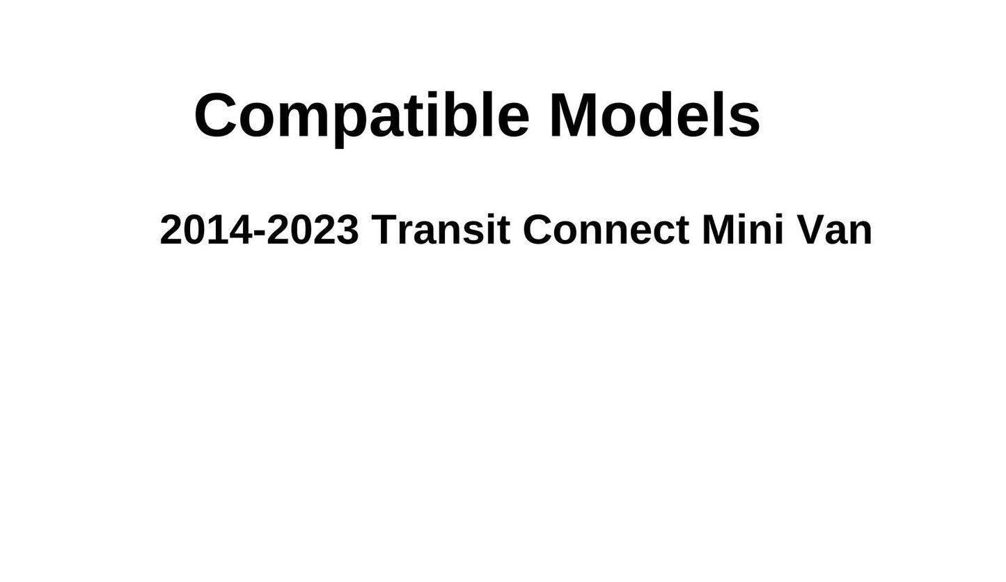 W/Wiper Hole Style Back Window Back Glass Compatible with Ford Transit Connect 2014-2022 Models