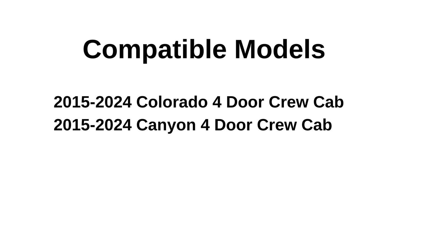 Tempered Passenger Right Side Rear Door Window Door Glass Compatible with Chevrolet Colorado / GMC Canyon 2015-2022 4-Door Crew Cab Models
