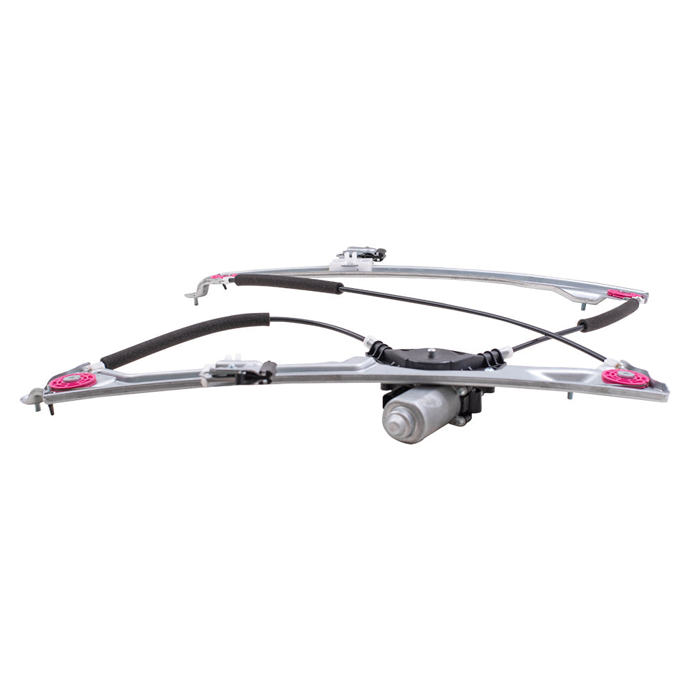 Front Passenger Side Power Window Regulator with Motor & 2 Pin Connector Compatible with 2014-2019 Silverado/Sierra and 2015-2019 Silverado 2500/3500 & Sierra 2500/3500