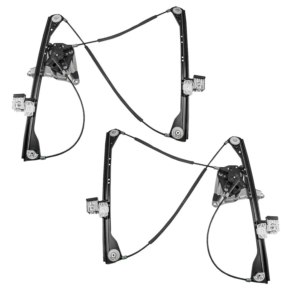 Set Front Power Window Lift Regulators & Motors Compatible with 02-07 Aztek Rendezvous 15911246 15911245