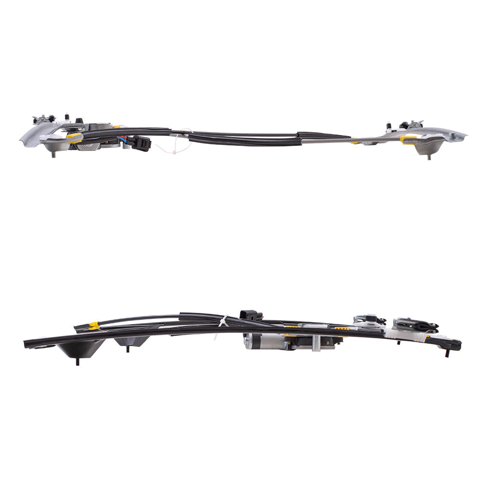 Window Regulators with Motor 4 Piece Set Compatible with 07-13 Avalanche 08-13 Escalade EXT 07-13 Sierra 1500/2500HD/3500HD 07-13 Silverado 1500 07-14 Silverado 2500HD/3500HD