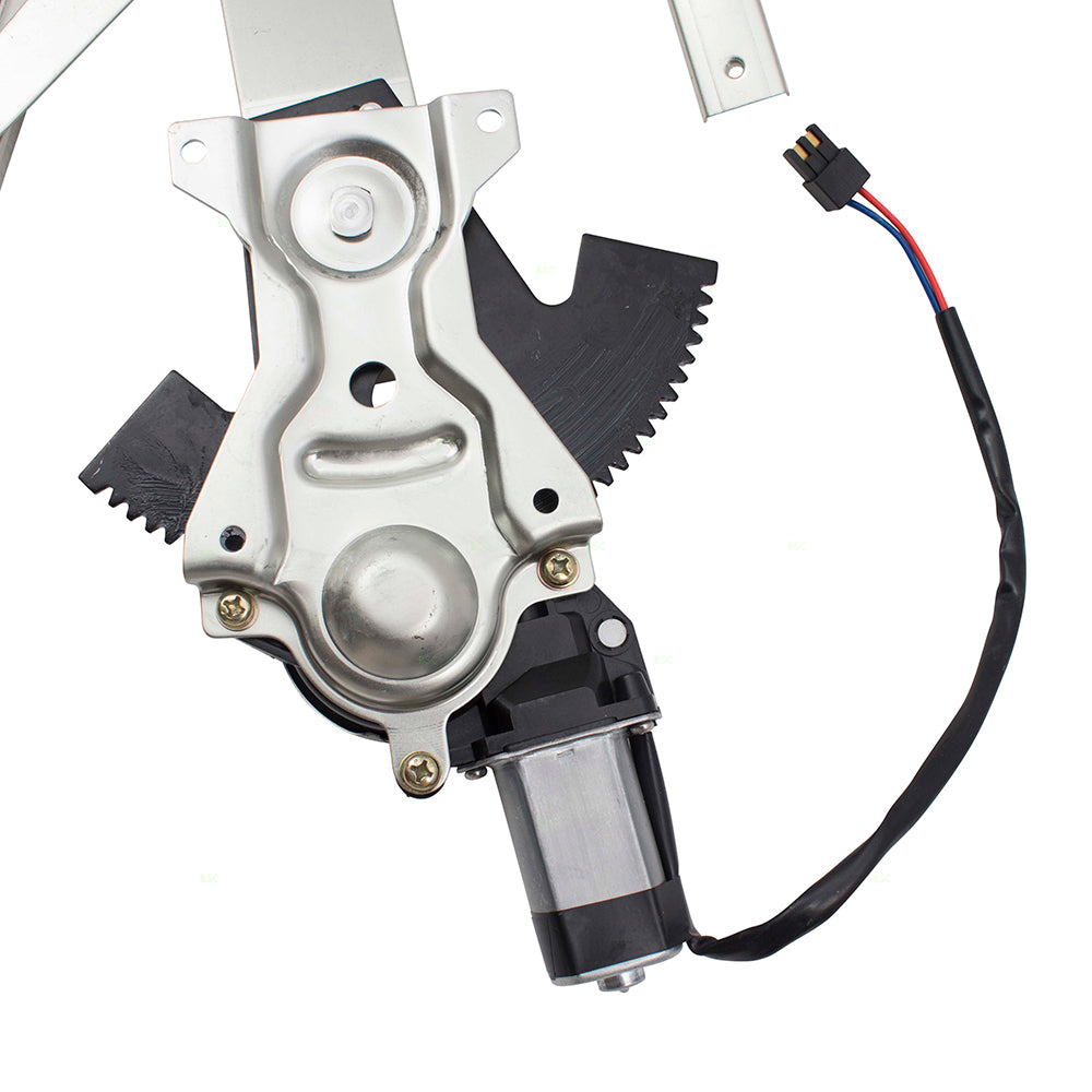 6 Pc Set Front Power Window Regulators with Motors Kit Compatible with 1995-2005 Cavalier Sunfire Sedan