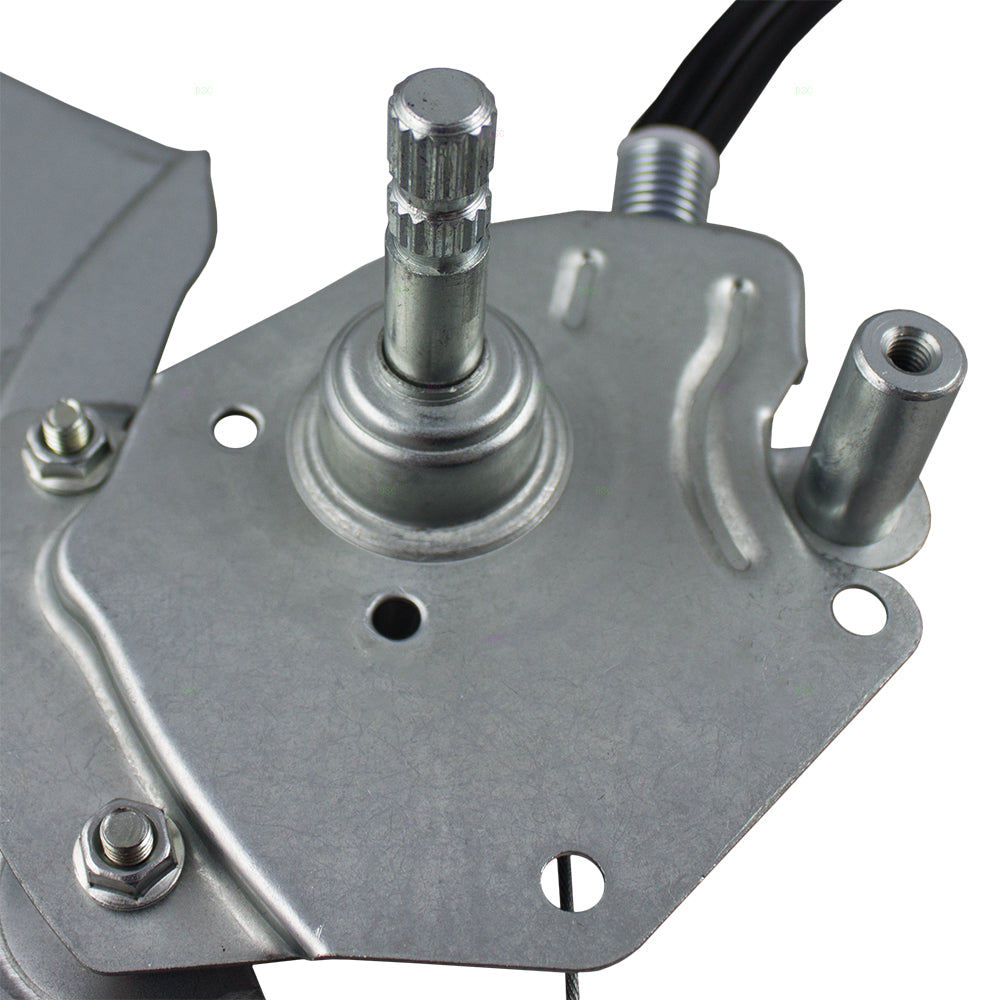 Driver and Passenger Set Front Manual Window Lift Regulators Compatible with 2007-2014 Silverado Sierra Pickup Truck