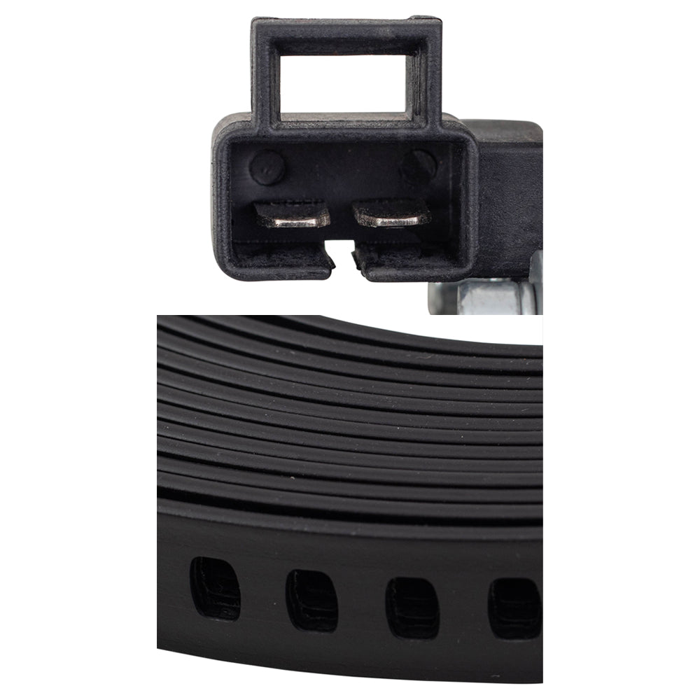 Brock Replacement 3 Pc Set Power Window Lift Regulator Motors & 20' ft Black Plastic Repair Tape Compatible with 1992 Eldorado Seville 20591996 22143946