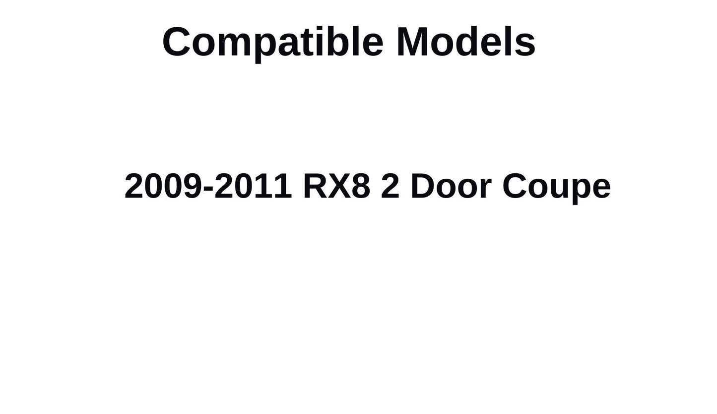 Driver Left Side Front Door Window Door Glass Compatible with Mazda RX8 2009-2011 Models