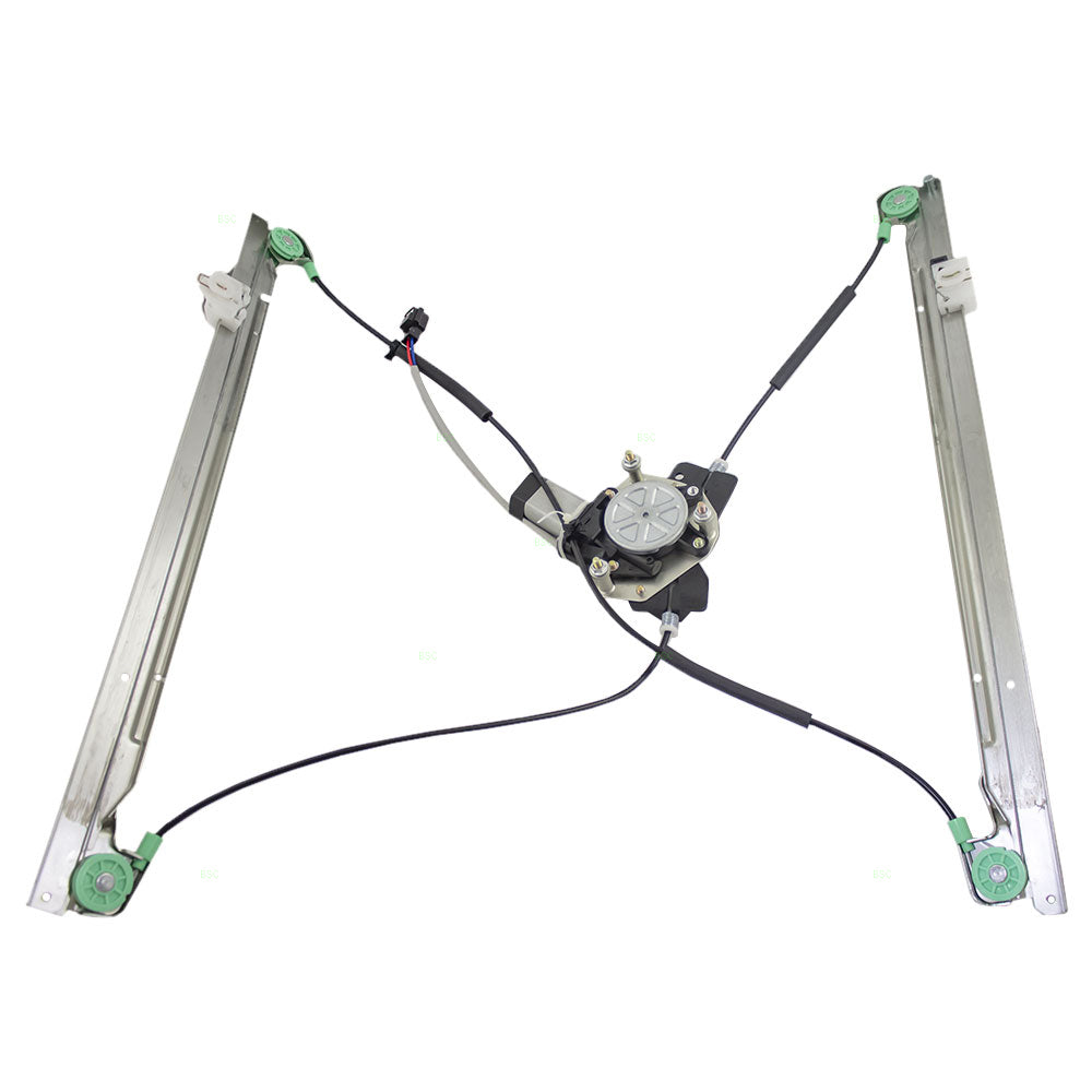 Drivers Front Power Window Lift Regulator with Motor Assembly Compatible with 2001-2003 Caravan Town & Country Voyager Van 5135251AA