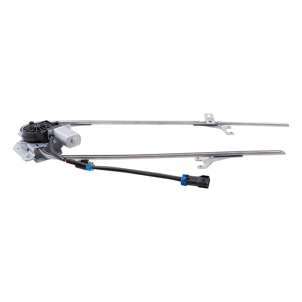 Front Driver Side Power Window Regulator with Motor Compatible with 2000-2007 Paystar & 2000-2007 9000 Series