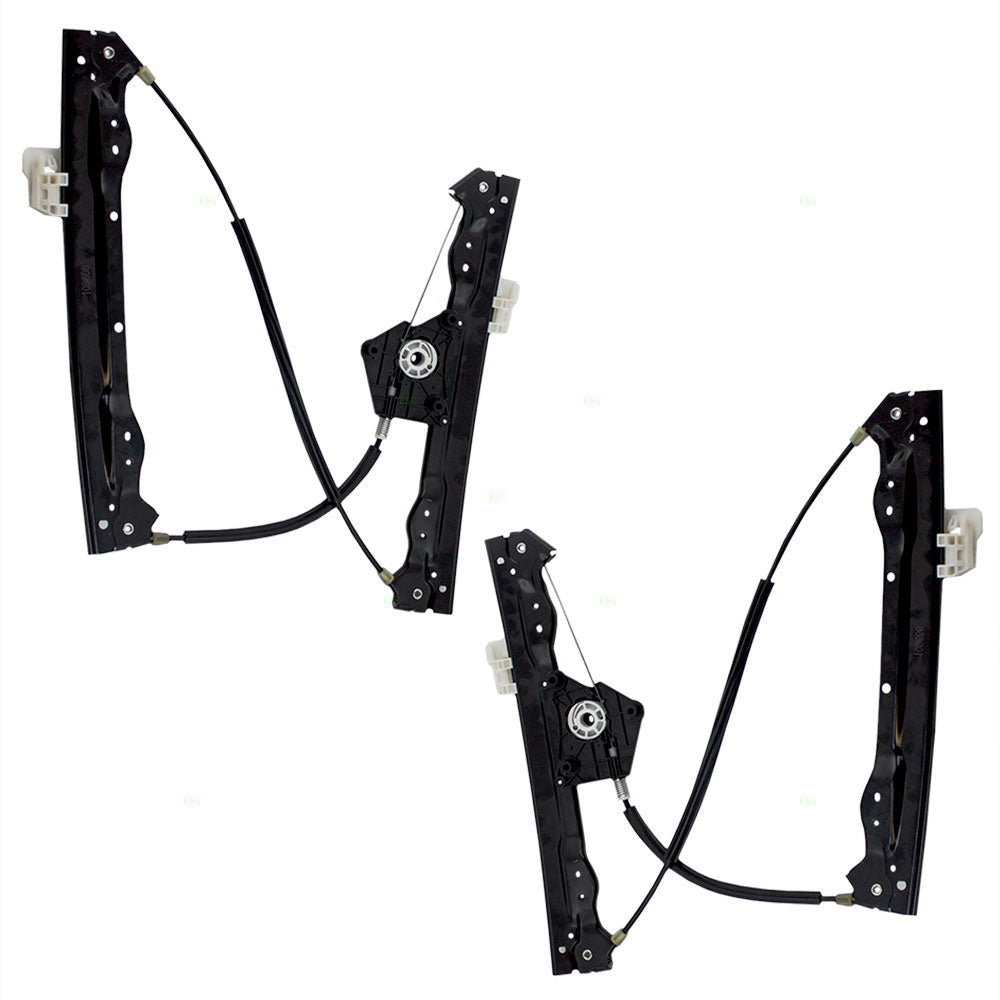 Driver and Passenger Front Power Window Lift Regulators Compatible with 08-10 Avenger 68023491AA 68023490AA