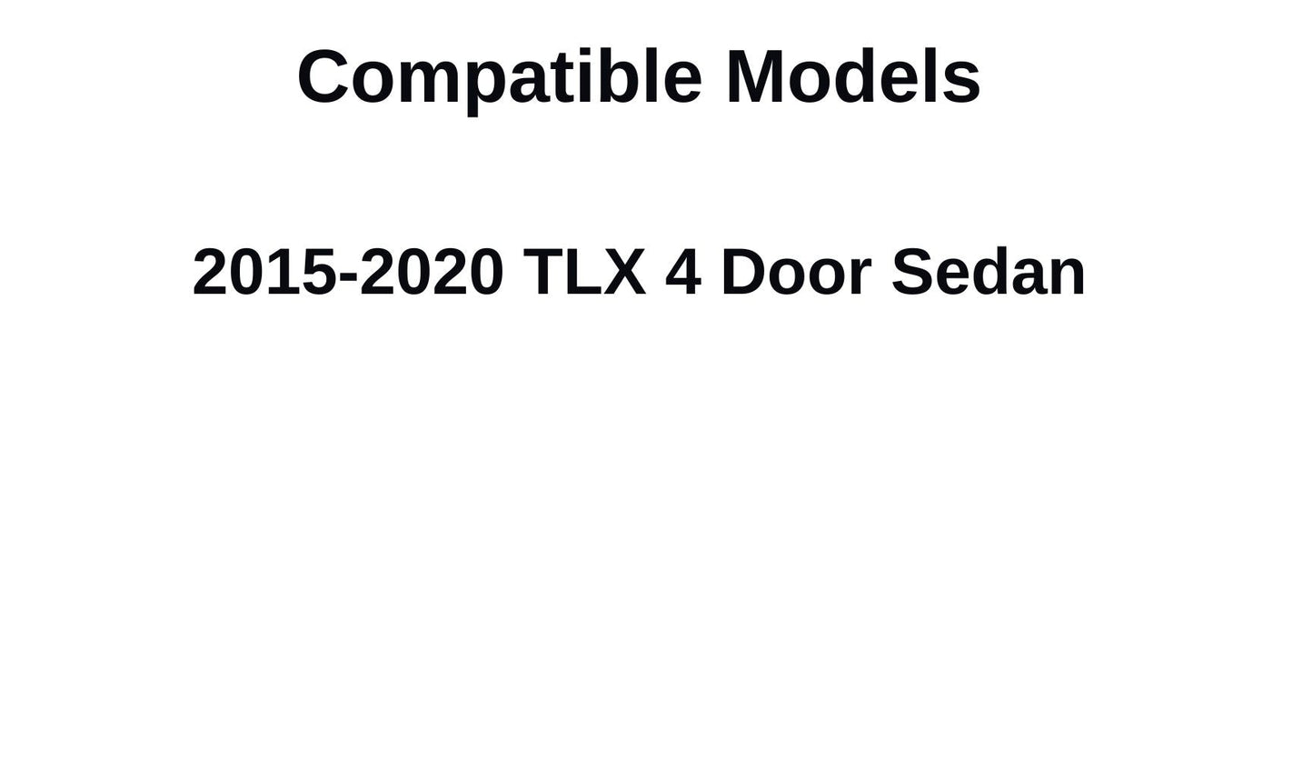 Back Window Back Glass Rear Heated Compatible with Acura TLX 4 Door Sedan 2015-2020 Models