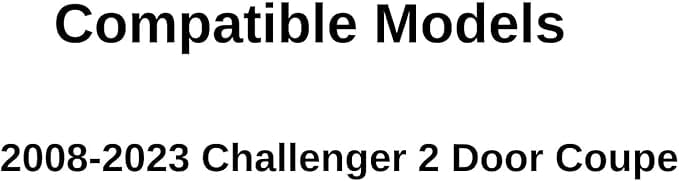 Driver Left Side Quarter Window Quarter Glass Compatible with Dodge Challenger 2 Door Coupe 2008-2023 Models