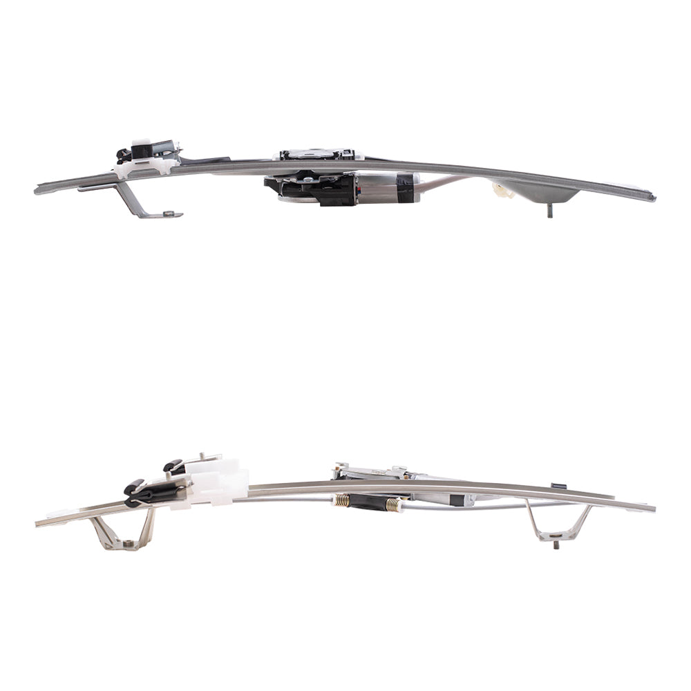 Front and Rear Power Window Regulators with Motor 4 Piece Set Compatible with 2009-2010 F-150 & 2009-2010 Lobo