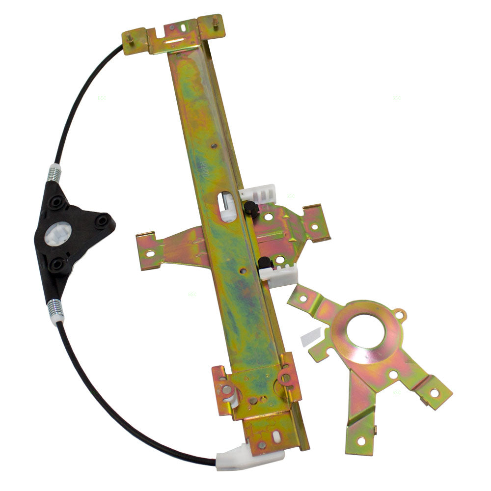 Passengers Rear Power Window Lift Regulator Compatible with 1991-1994 Explorer 4 Door F2TZ7827008A