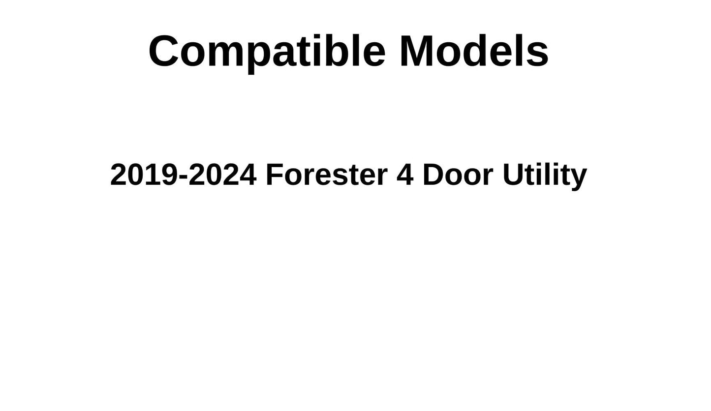 Passenger Right Side Front Door Window Door Glass Compatible with Subaru Forester 2019-2024 Models