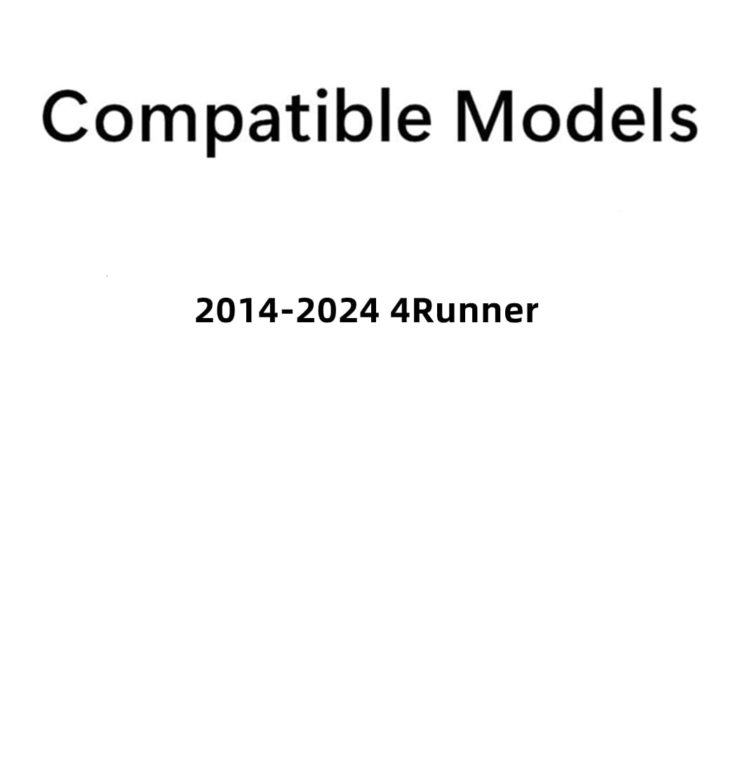 Privacy Passenger Right Side Quarter Window Quarter Glass Compatible with Toyota 4Runner 2014-2024 Models