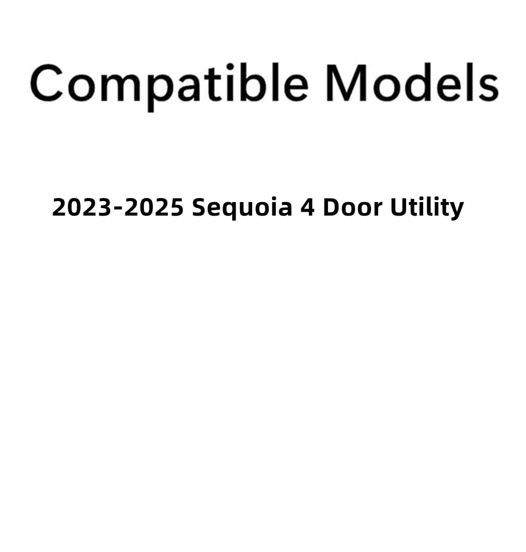 Tempered Privacy Driver Left Side Rear Door Window Door Glass Compatible with Toyota Sequoia 2023-2025 Models