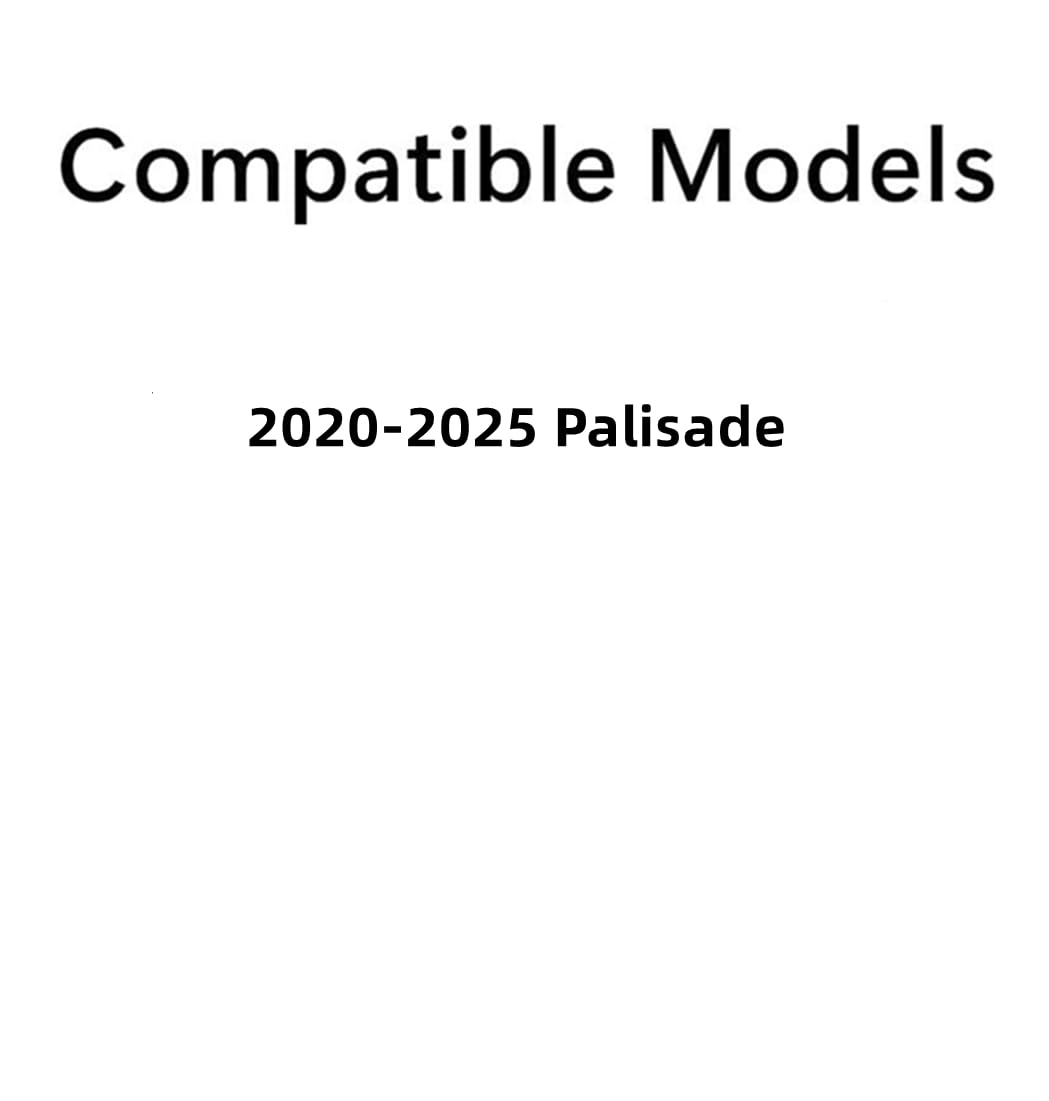 Tempered Driver Left Side Rear Door Window Door Glass Compatible with Hyundai Palisade 2020-2025 Models