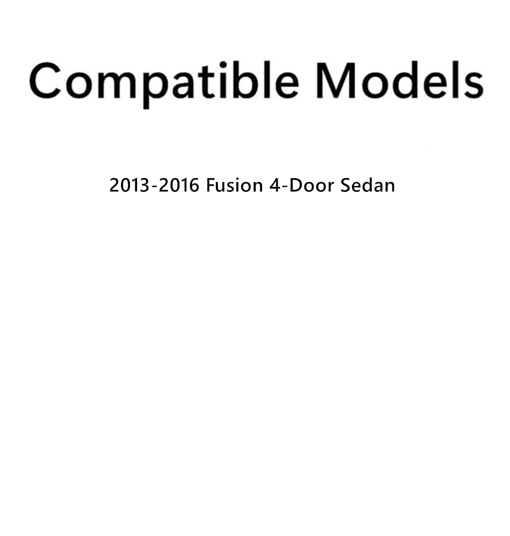 Heated Rear Back Window Back Glass Compatible with Ford Fusion 2013-2016 Models