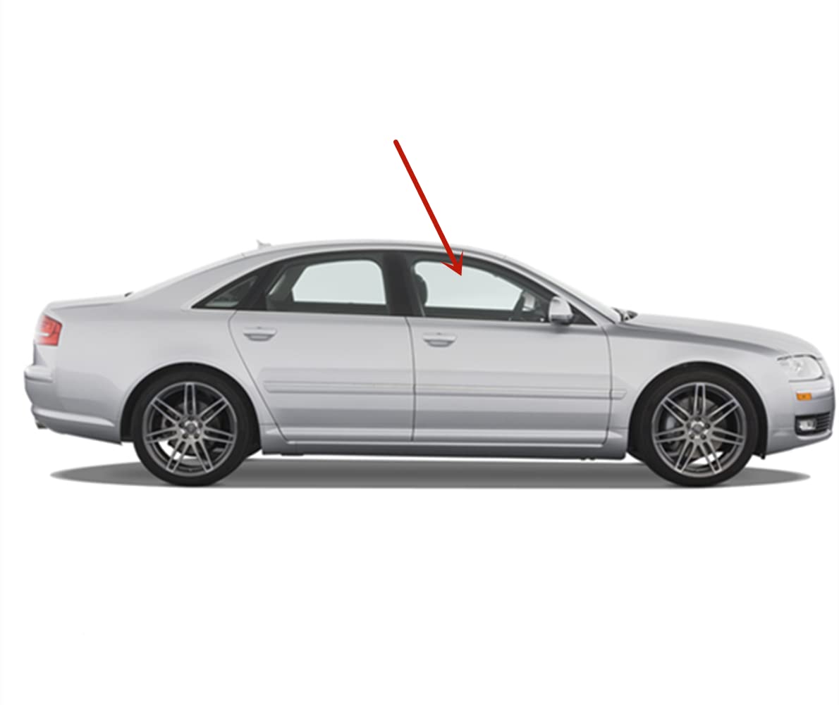 Laminated Passenger Right Side Front Door Window Door Glass Compatible with Audi A8 A8L S8 2004-2010 Models