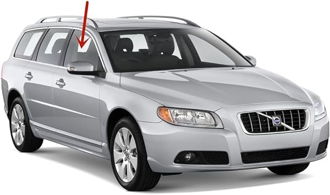 Passenger Right Side Front Door Door Glass Compatible with Volvo S60 2001-2009 Models/Volvo XC70 V70 2001-2007 Models