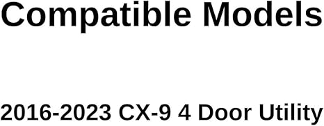 Driver Left Side Rear Door Window Door Glass Compatible with Mazda CX-9 2016-2023 Models