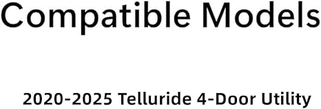 Tempered Passenger Right Side Front Door Window Door Glass Compatible with Kia Telluride 2020-2025 Models