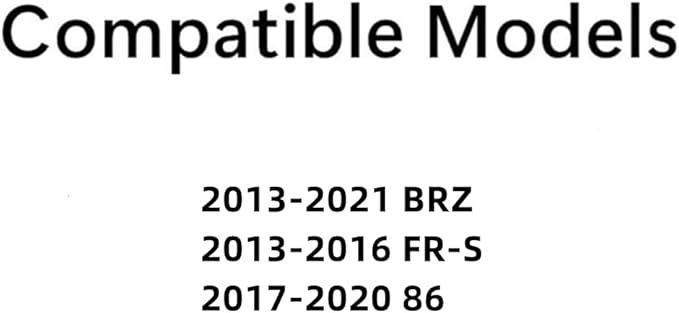 Passenger Right Side Front Vent Window Vent Glass Compatible with Subaru BRZ 2013-2021 / Scion FR-S 2013-2016 / Toyota 86 2017-2020 2-Door Coupe Models