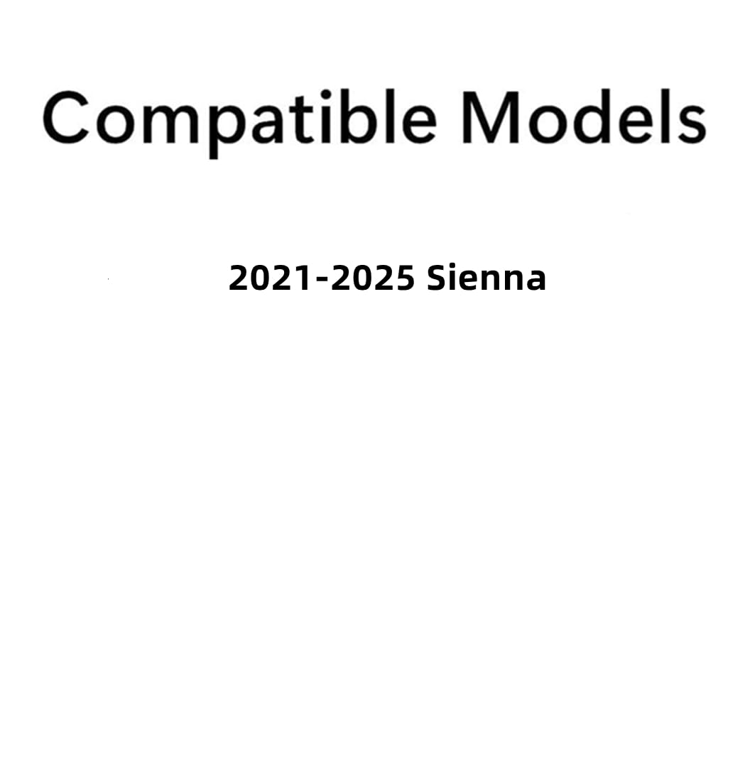 Tempered Passenger Right Side Front Door Window Door Glass Compatible with Toyota Sienna 2021-2025 Models