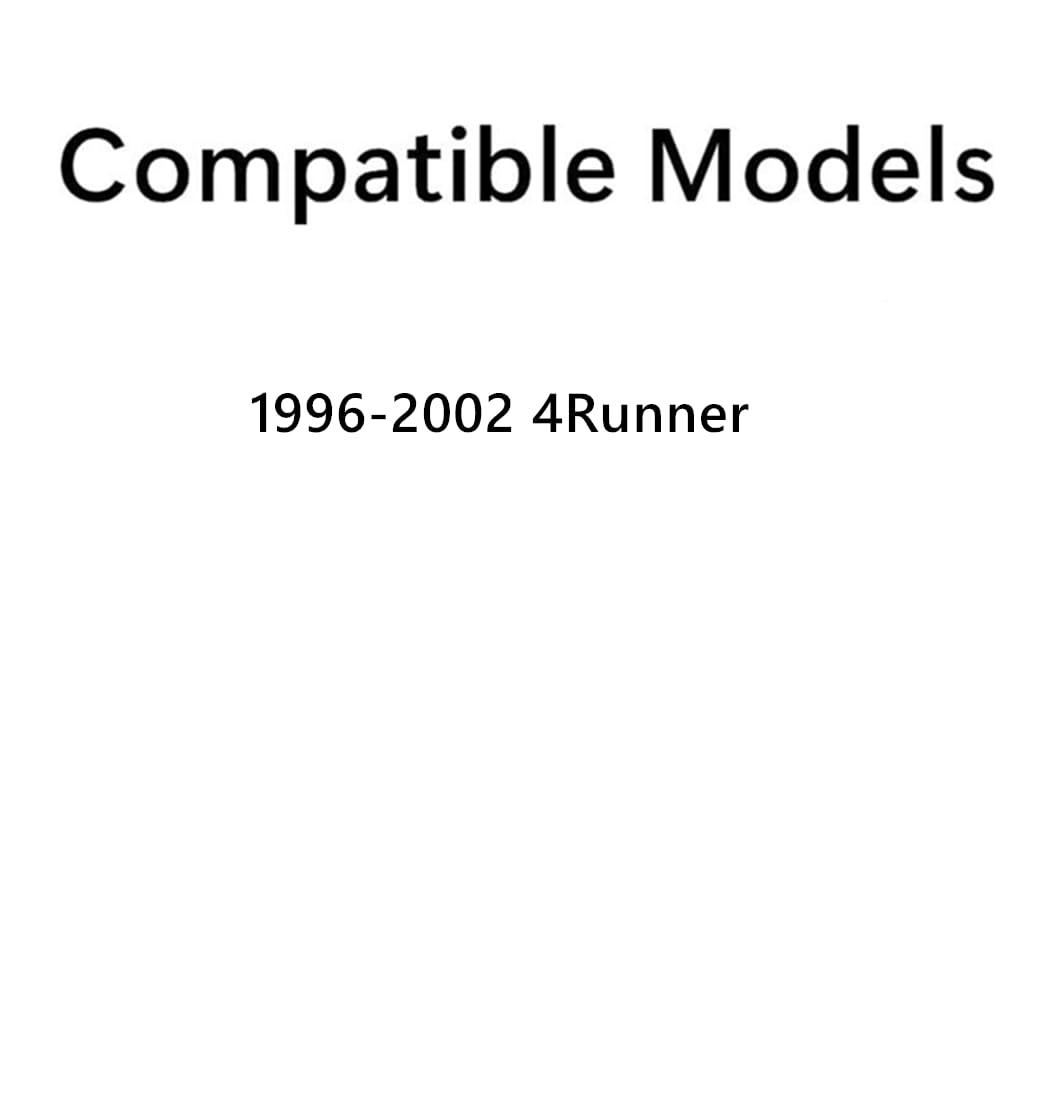 Clear Tempered Passenger Right Side Rear Vent Window Vent Glass Compatible with Toyota 4Runner 1996-2002 Models Glass Only