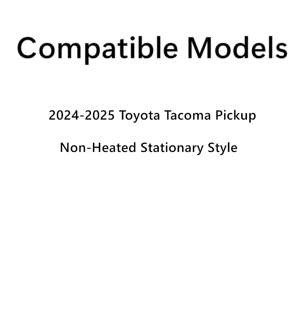 OEM Non-Heated Privacy Stationary Rear Window Back Glass Compatible with Toyota Tacoma Pickup 2024-2025 Pickup