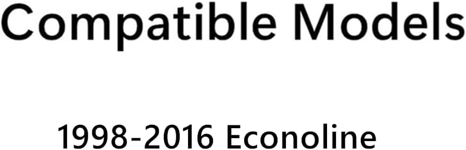 Tempered Movable Style Driver Left Side Sliding Door Window Door Glass Compatible with Ford Econoline 1998-2016 Models