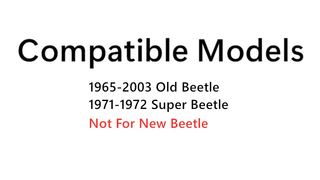 Laminated Front Windshield Window Glass Compatible with Volkswagen Old Beetle 1965-2003 / Supper Beetle 1971-1972 2-Door Sedan/Hatchback Models