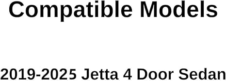 Passenger Right Side Front Door Window Door Glass Compatible with Volkswagen Jetta 4 Door Sedan 2019-2025 Models