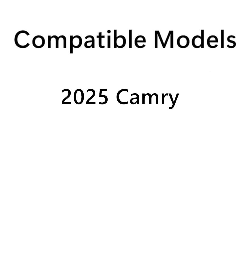 Tempered Passenger Right Side Rear Vent Window Vent Glass Compatible with Toyota Camry 2025 Models Glass Only