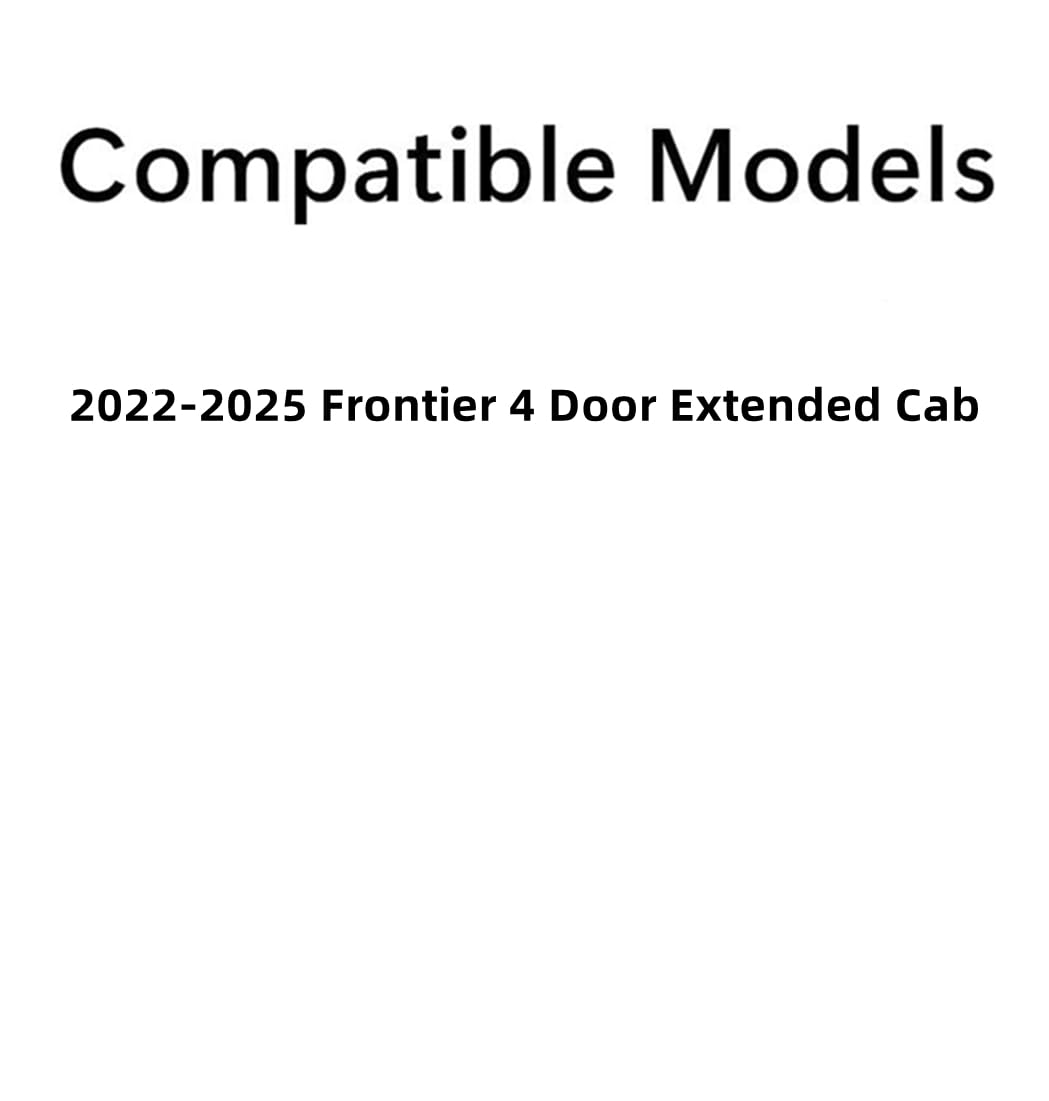 Tempered Factory Privacy Tinted Driver Left Side Rear Door Window Door Glass Compatible with Nissan Frontier 4 Door Extended Cab Pickup 2022-2025 Model