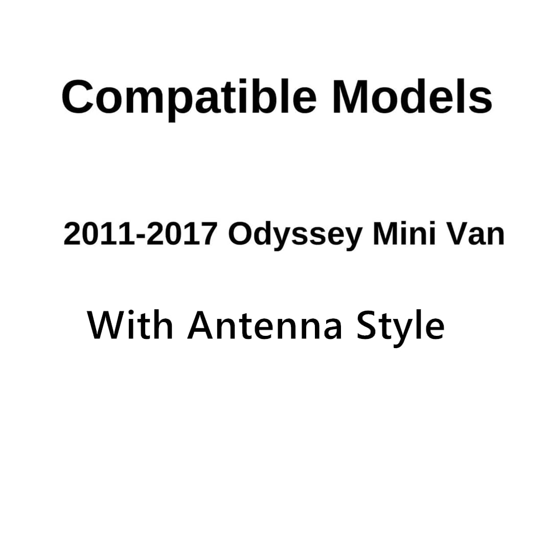 Factory Privacy Tinted With-Antenna Style Driver Left Side Quarter Window Quarter Glass Compatible with Honda Odyssey 2011-2017 Models